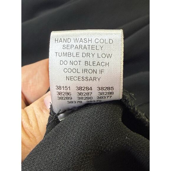 SUGARLIPS Dress Women’s Sz L Santa Ana Off The Shoulder Maxi Dress Black - Picture 6 of 8